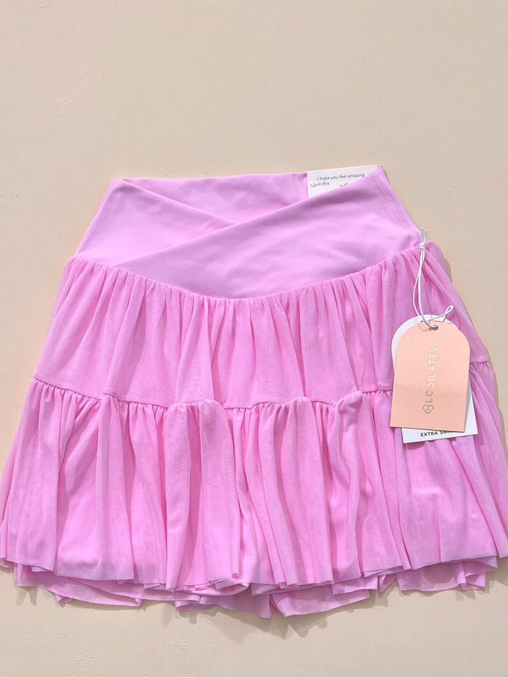 Blogilates Ballerina Skort Size XS Pink NWT